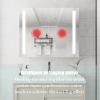 36 x 30 inch Medicine Cabinet with LED Vanity Mirror, Anti-Fog, Dimmable, Recessed or Surface Mount