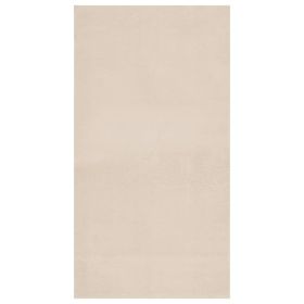 Shaggy Rug Beige 4'x6' Polyester