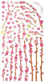 Vernal Bloom - Wall Decals Stickers Appliques Home Decor