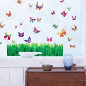 Flying Butterflies 7 - Wall Decals Stickers Appliques Home Decor