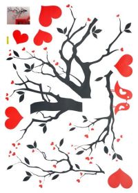 The Tree Of Heart - Large Wall Decals Stickers Appliques Home Decor