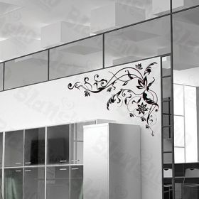 Vine Frame - G - Large Wall Decals Stickers Appliques Home Decor