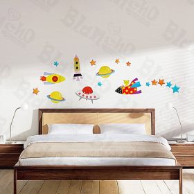 Spaceships - Large Wall Decals Stickers Appliques Home Decor