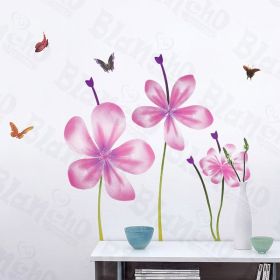 Garish Pink - Wall Decals Stickers Appliques Home Decor