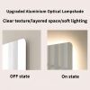 27.5x59.1inch Frameless with light bathroom mirror LED Anti-Fog Bathroom Mirrors Modern Dimmable Wall Mounted