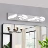 LED Modern Chrome 4-Light Vanity Lights Fixtures Over Mirror Bath Wall Lighting