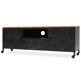TV Cabinet 47.2"x11.8"x16.9" Black