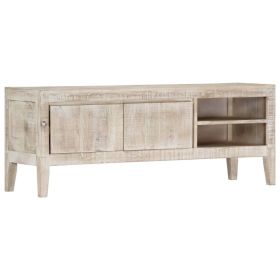 TV Cabinet 43.3"x13.8"x18.1" Solid Mango Wood