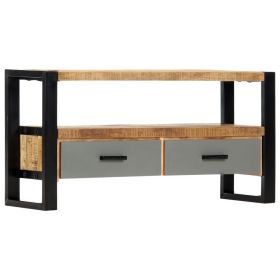 TV Stand 39.4"x11.8"x19.7" Solid Wood Mango