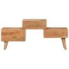 TV Stand 42.5"x11.8"x19.3" Solid Wood Acacia