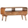 TV Stand 35.4"x13.8"x18.5" Solid Wood Mango