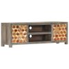 TV Stand Gray 47.2"x11.8"x15.7" Solid Wood Mango