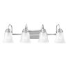 Bath Light 4-Light LED Brushed Nickel Vanity