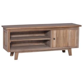 TV Cabinet 39.4"x11.8"x15.7" Solid Teak Wood