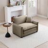 Comfortable Single Deep Seat Sofa With One Pillow, Suitable for Living Room and Bedroom, Club Multiple Occasions,Came Corduroy