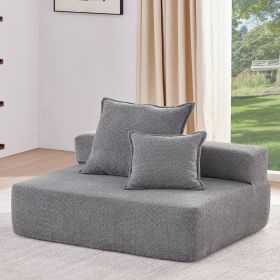 Loveseat Frame for Oversized Modular U Shaped Sectional Sofa,Luxury Boucle Floor Couch Set,Convertible Sleeper Couch