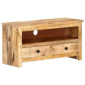 TV Cabinet 31.1"x11.8"x15.7" Rough Mango Wood