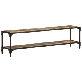 TV Cabinet 59.1"x11.8"x15.7" Solid Reclaimed Wood