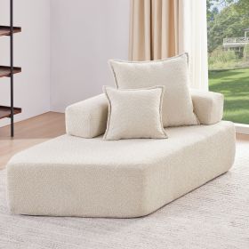 [VIDEO provided] Special-shaped Frame for Oversized Modular U Shaped Sectional Sofa,Luxury Boucle Floor Couch,Convertible Compressed Couch