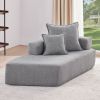 [VIDEO provided]Special-shaped Frame for Oversized Modular U Shaped Sectional Sofa,Luxury Boucle Floor Couch,Convertible Compressed Couch