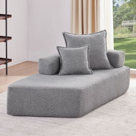 [VIDEO provided]Special-shaped Frame for Oversized Modular U Shaped Sectional Sofa,Luxury Boucle Floor Couch,Convertible Compressed Couch