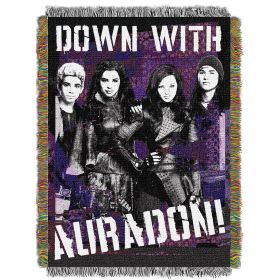 Disney Descendants Rotten Licensed 48"x 60" Woven Tapestry Throw