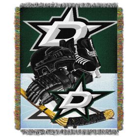 Stars OFFICIAL NHL "Home Ice Advantage" 48"x 60" Woven Tapestry Throw