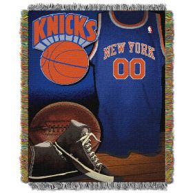 Knicks OFFICIAL NBA "Vintage" 48"x 60" Woven Tapestry Throw