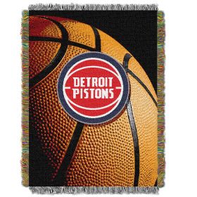 Pistons OFFICIAL NBA "Photo Real" 48"x 60" Woven Tapestry Throw
