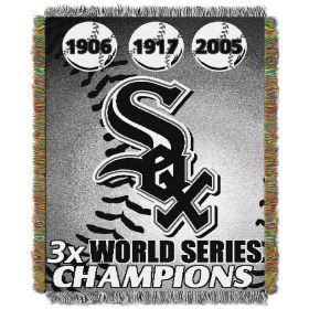 White Sox OFFICIAL MLB Commemorative 48"x 60" Woven Tapestry Throw