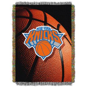 Knicks OFFICIAL NBA "Photo Real" 48"x 60" Woven Tapestry Throw