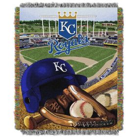 Royals OFFICIAL MLB "Home Field Advantage" 48"x 60" Woven Tapestry Throw