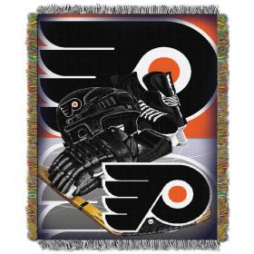 Flyers OFFICIAL NHL "Home Ice Advantage" 48"x 60" Woven Tapestry Throw