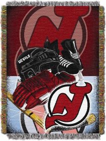 Devils OFFICIAL NHL "Home Ice Advantage" 48"x 60" Woven Tapestry Throw