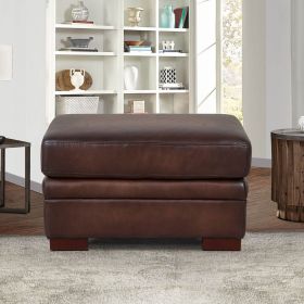 Brookfield Leather Ottoman