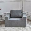 Sofa in a box Foam Sofa Couch with Pillow, Bean Bag Chairs for Adults Stuffed High-Density Foam