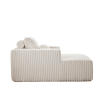 62.5-Inch Corduroy Sponge Sofa Lounge Chair,No Assembly Required,Fluffy Modern Sleeper Chair for Indoor Living Room Bedroom