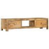 TV Stand 55.1"x11.8"x12.6" Solid Wood Mango