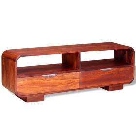 TV Cabinet Solid Sheesham Wood 45.7"x11.8"x15.7"