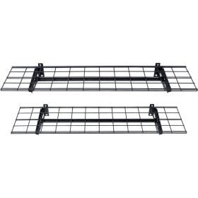 cVEVOR Garage Storage Shelving, 2 Pack, 4 x 1 ft Heavy Duty Garage Shelves Wall Mounted