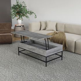 T1105-05 Gray Lift Top Coffee Table