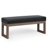 Milltown - Large Ottoman Bench - Midnight Black