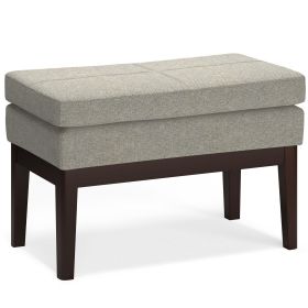 Carlson - Small Ottoman Bench - Greige