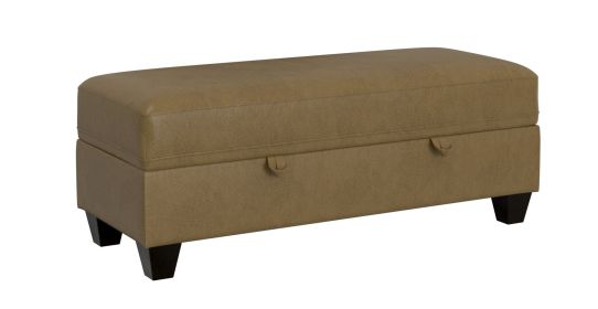 Wallace & Bay Drason Brown Storage Ottoman