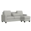 Wallace & Bay Drason Gray Reconfigurable Sectional