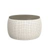 Wallace & Bay Revel White Storage Ottoman
