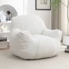 Bean Bag Chair with Filler, Bean Bag Sofa with Tufted Soft Stuffed Filling, Fluffy and Lazy Sofa, Comfy Cozy BeanBag Chairs with Memory Foam for Dorm