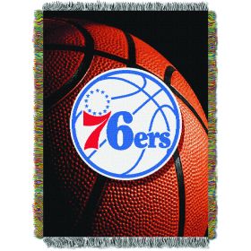 76ers OFFICIAL NBA "Photo Real" 48"x 60" Woven Tapestry Throw