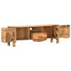 TV Stand 45.3"x11.8"x16.5" Solid Wood