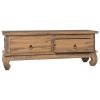TV Stand 43.3"x13.8"x15.7" Solid Wood Teak